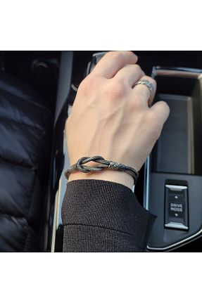 دستبند نقره مردانه 925 عیار Piyera Silver - کد 675629977