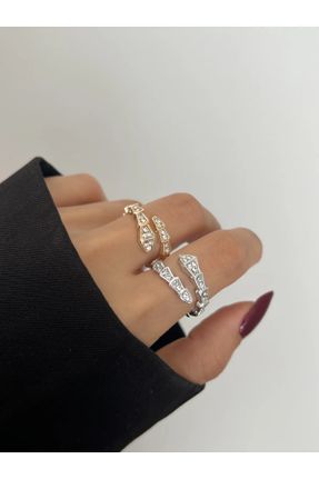 انگشتر جواهر طلائی زنانه کد 797325063