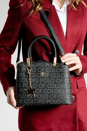 کیف دوشی مشکی زنانه چرم مصنوعی Çanta Trend - کد 785838605