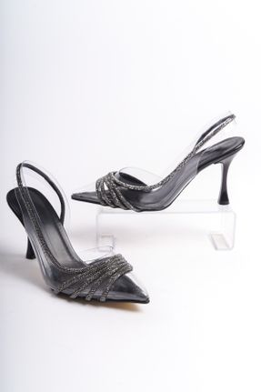کفش مجلسی مشکی زنانه پاشنه بلند ( +10 cm) پاشنه نازک کد 815127754