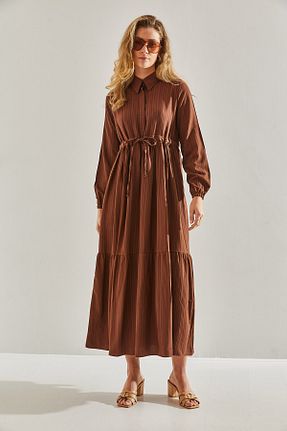 لباس حجاب قهوه ای زنانه کلوش Bianco Lucci Modest - کد 815127811