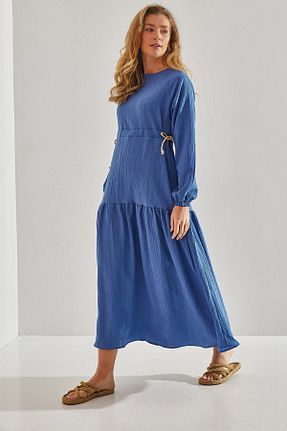 لباس حجاب آبی زنانه رگولار Bianco Lucci Modest - کد 815127011
