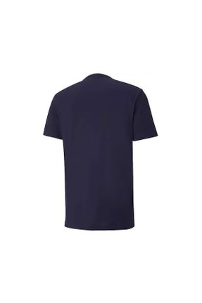 تی شرت سرمه ای مردانه پلی استر یقه گرد رگولار تکی پوشاک ورزشی کد 815137963