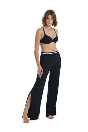 شلوار کرمگن مشکی زنانه بدون جیب Blackspade - کد 815175694
