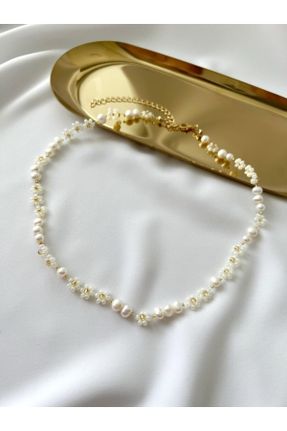 گردنبند جواهر طلائی زنانه کد 815200478