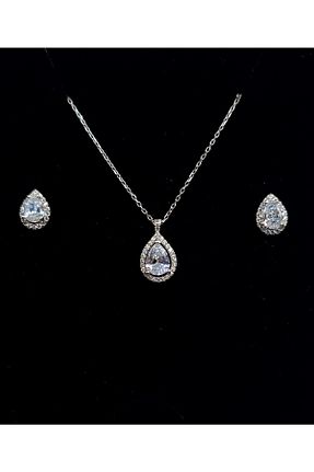 ست نقره زنانه زیرکن vüs jewel - کد 363271736