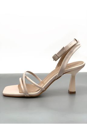 کفش مجلسی بژ زنانه پاشنه متوسط ( 5 - 9 cm ) پاشنه نازک کد 815226952