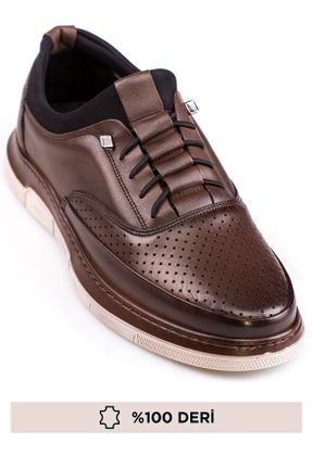 کفش کژوال مشکی مردانه چرم طبیعی پاشنه کوتاه ( 4 - 1 cm ) پاشنه ساده کد 694769440