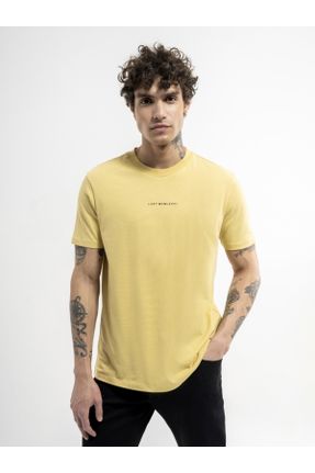 تی شرت زرد مردانه رگولار کد 808779027