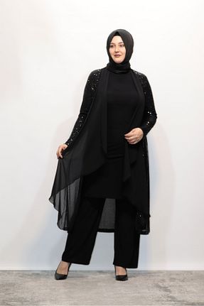 ست مشکی زنانه جین رگولار کد 814871915