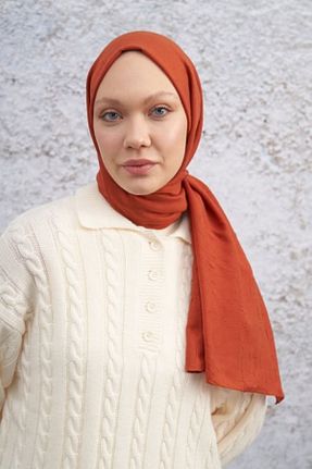 شال نارنجی زنانه پلی استر ARMANDA - کد 814868736