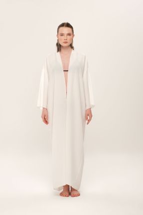 کیمونو سفید زنانه بافتنی کد 422684110