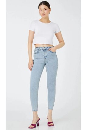 شلوار آبی زنانه پنبه ای ModaDeniz Jeans - کد 815039141