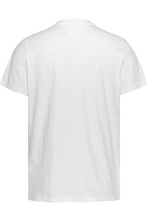 تی شرت سفید مردانه اسلیم فیت تکی بیسیک کد 811002104