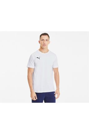 تی شرت سفید مردانه رگولار یقه گرد پلی استر تکی پوشاک ورزشی کد 815134323