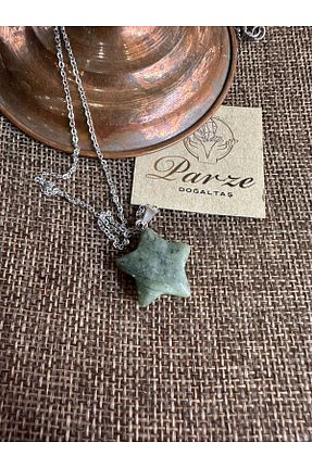گردنبند جواهر سبز زنانه سنگ parze doğaltaş - کد 815190016