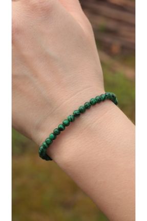 دستبند جواهر سبز زنانه کد 810294056