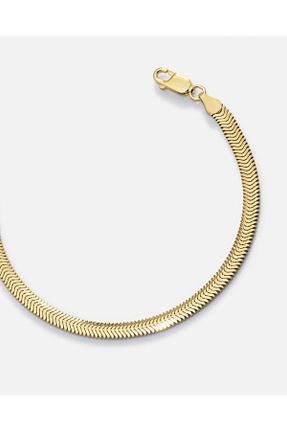 دستبند نقره طلائی زنانه 925 عیار MEKS JEWELS - کد 765383265