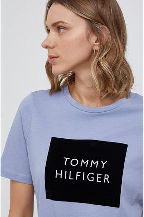 تیشرت مشکی زنانه رگولار Tommy Hilfiger - کد 815285113