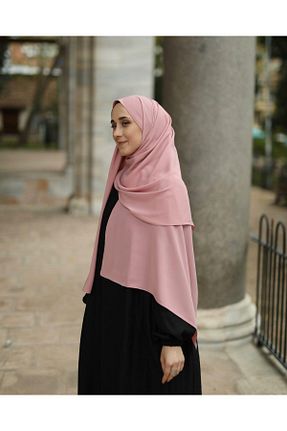 روسری صورتی ساده İPEKSTİL - کد 815298778