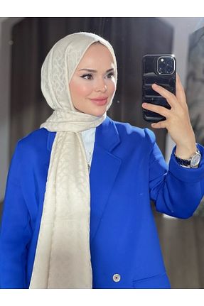 شال بژ زنانه پنبه (نخی) کد 687777931