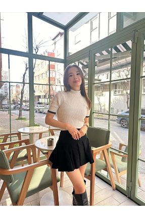 بلوز نباتی زنانه اسلیم فیت BUTİK MUSON - کد 815357864
