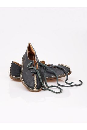 کفش کژوال مشکی بچه گانه چرم خالص Ertay Deri - کد 815527546