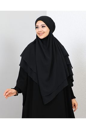 شال مشکی زنانه شیفون HATİCEATABEYLİBUTİK - کد 779598833