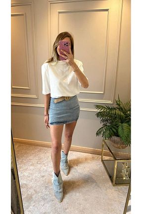 ست بالاتنه و پائین تنه سفید زنانه تریکو ARV MODA FASHİON THAT İNSPİRES - کد 815482770