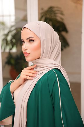 شال بژ زنانه Medine İpeği Nissra - کد 815617292