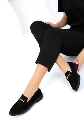 کفش کژوال مشکی زنانه جیر پاشنه کوتاه ( 4 - 1 cm ) پاشنه ساده کد 813011756