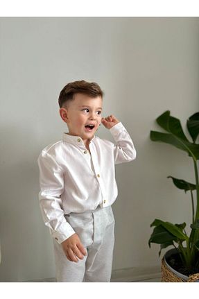 ست بالاتنه و پائین تنه سفید بچه گانه بافتنی favorimkids - کد 815351385