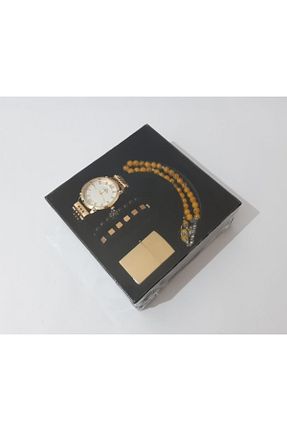 ساعت مچی طلائی مردانه 41-45 میلی متر renkli çiçekler - کد 157601708