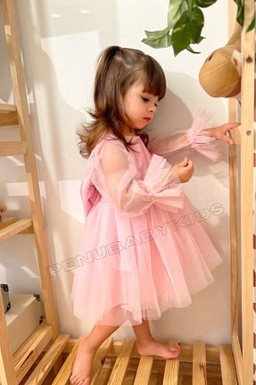 لباس صورتی بچه گانه بافتنی penu baby kids - کد 639269974