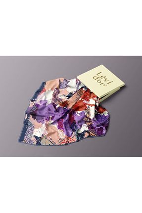 روسری رنگی پلی استر Levidor - کد 799623105
