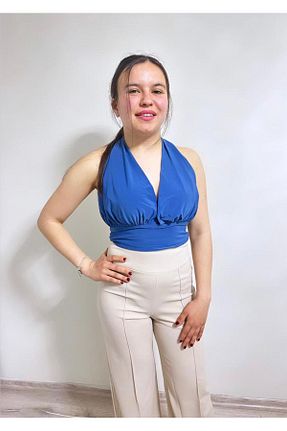 شلوار قهوه ای زنانه بافتنی h&o - کد 815391526