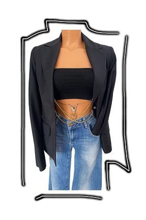 گردنبند جواهر طلائی زنانه سنگ Maiden design - کد 302034160