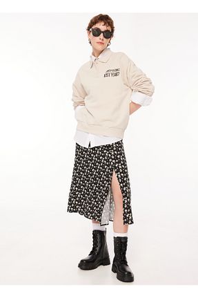 سوئیشرت بژ زنانه چاپی Aeropostale - کد 761985586