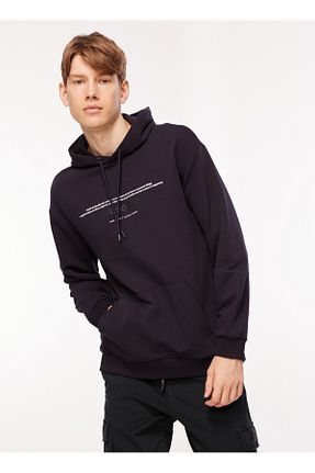 سوئیشرت سرمه ای مردانه چاپی Aeropostale - کد 763381531
