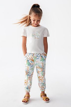 شلوار نباتی بچه گانه پنبه - الاستین Nk Kids - کد 815610912
