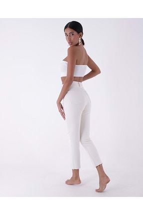 شلوار جین بژ زنانه پاچه تنگ Wear See - کد 815643990