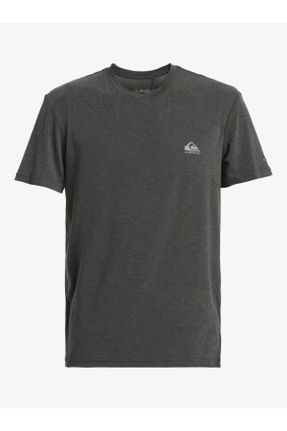 تی شرت مشکی مردانه پنبه - پلی استر - الاستن ریلکس یقه خدمه پوشاک ورزشی کد 815681609