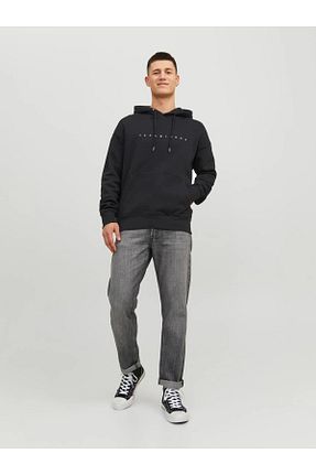 سوئیشرت مشکی مردانه چاپی Jack & Jones - کد 815354035