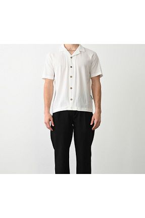 پیراهن سفید مردانه اورسایز WEAR - کد 815345106