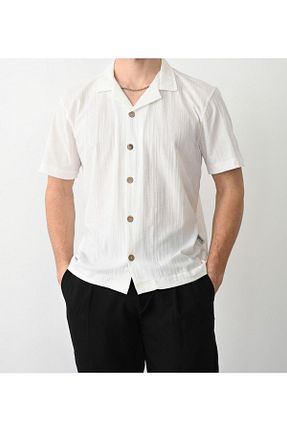 پیراهن سفید مردانه اورسایز WEAR - کد 815345106