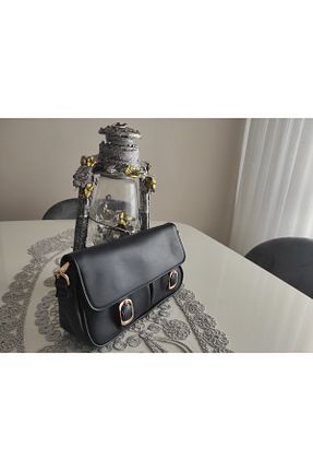 کیف دوشی سرمه ای زنانه چرم مصنوعی Başarılı Kitap - کد 815368369
