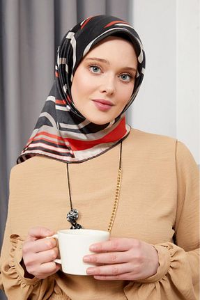 روسری رنگی پلی استر Levidor - کد 806927821