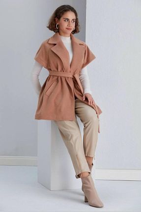 شلوار بژ زنانه بافتنی ELEVEN - کد 815405737