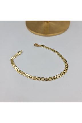 دستبند استیل طلائی زنانه فولاد ( استیل ) کد 815586759