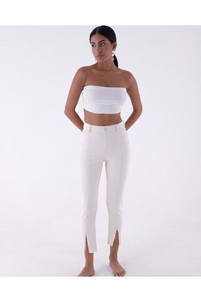 شلوار جین بژ زنانه پاچه تنگ Wear See - کد 815643990